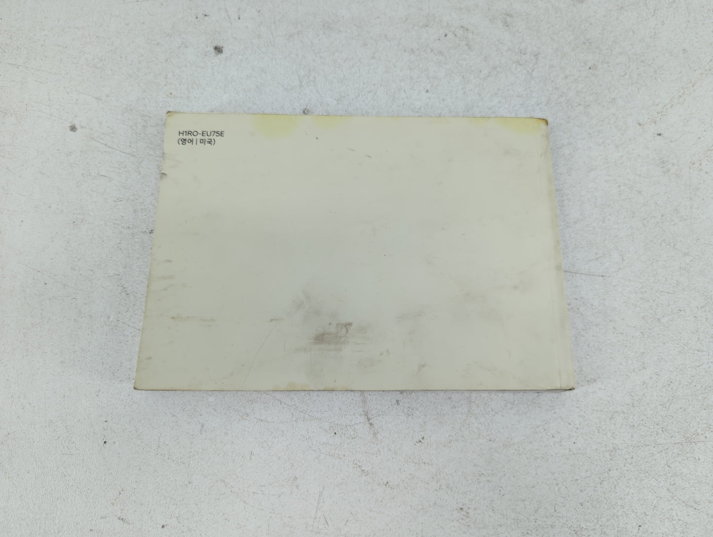 2017 Hyundai Accent Owners Manual Book Guide P/N:H1RO-EU75E OEM Used Auto Parts