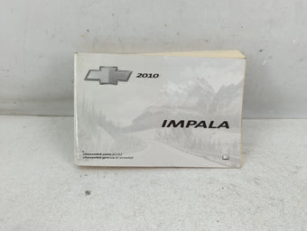 compare product 2010 Chevrolet Impala Owners Manual Book Guide P/N:25896384 OEM Used Auto Parts