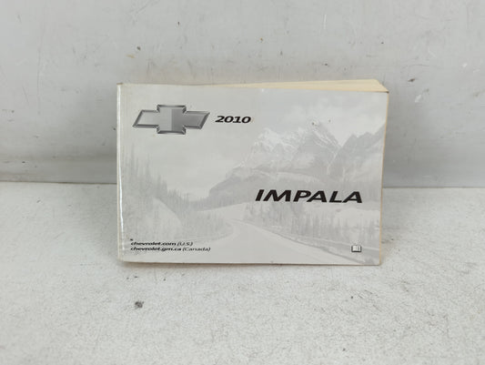 2010 Chevrolet Impala Owners Manual Book Guide P/N:25896384 OEM Used Auto Parts
