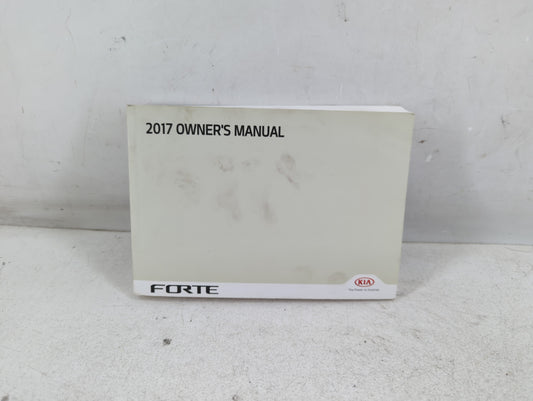 2017 Kia Forte Owners Manual Book Guide P/N:B0S4-EE72F OEM Used Auto Parts
