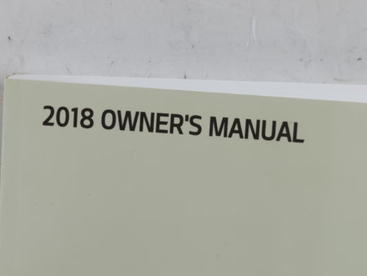 2018 Kia Forte Owners Manual Book Guide P/N:B0S4-EE77A OEM Used Auto Parts