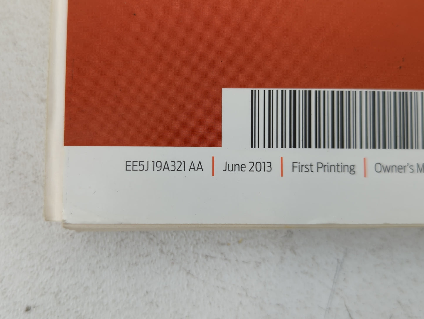 2014 Ford Fusion Owners Manual Book Guide P/N:EE5J 19A321 AA OEM Used Auto Parts