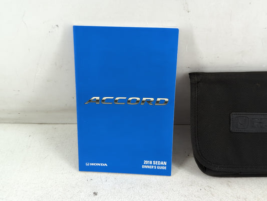 2018 Honda Accord Owners Manual Book Guide P/N:00X31-TVA-G021 31TVAG02 OEM Used Auto Parts