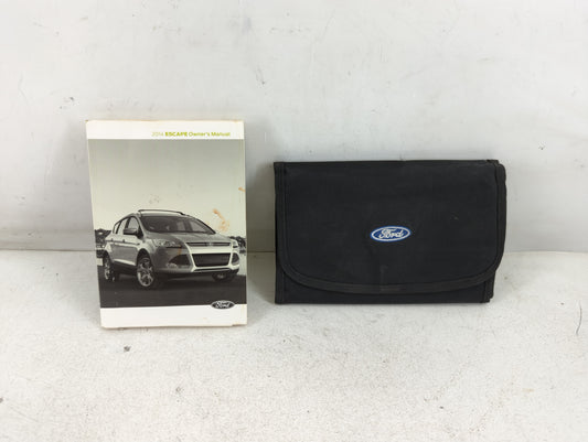 2014 Ford Escape Owners Manual Book Guide P/N:EJ5J 19A321 AB OEM Used Auto Parts