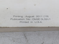 2012 Nissan Altima Owners Manual Book Guide P/N:OM2E 0L32U1 OEM Used Auto Parts