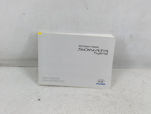 2014 Hyundai Sonata Owners Manual Book Guide P/N:E4R0-EU44E OEM Used Auto Parts