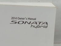 2014 Hyundai Sonata Owners Manual Book Guide P/N:E4R0-EU44E OEM Used Auto Parts