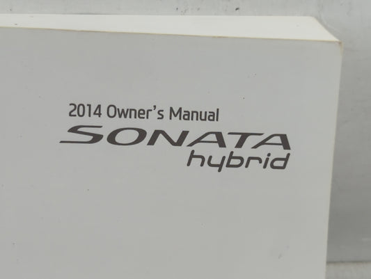 2014 Hyundai Sonata Owners Manual Book Guide P/N:E4R0-EU44E OEM Used Auto Parts
