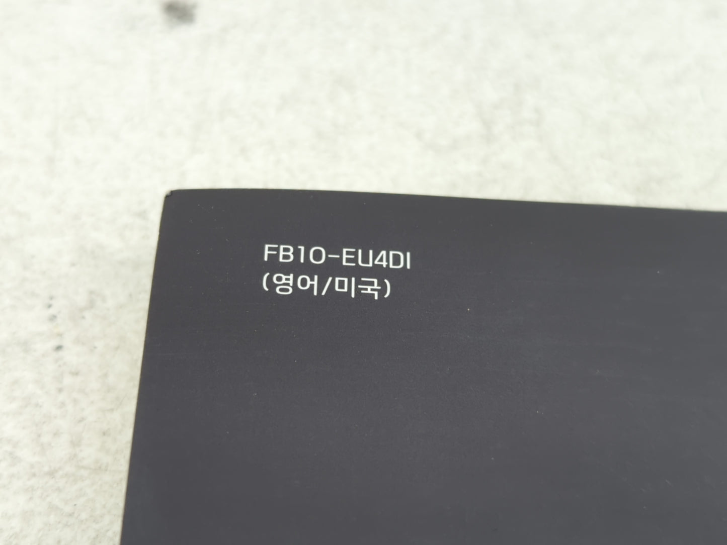 2015 Hyundai Genesis Owners Manual Book Guide P/N:FB10-EU4DI OEM Used Auto Parts