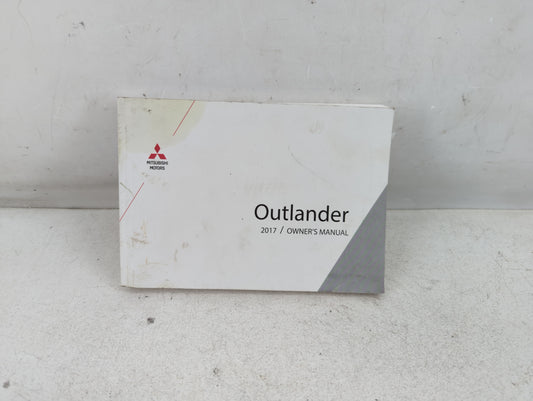 2017 Mitsubishi Outlander Owners Manual Book Guide P/N:9290H465 OEM Used Auto Parts