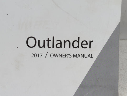 2017 Mitsubishi Outlander Owners Manual Book Guide P/N:9290H465 OEM Used Auto Parts