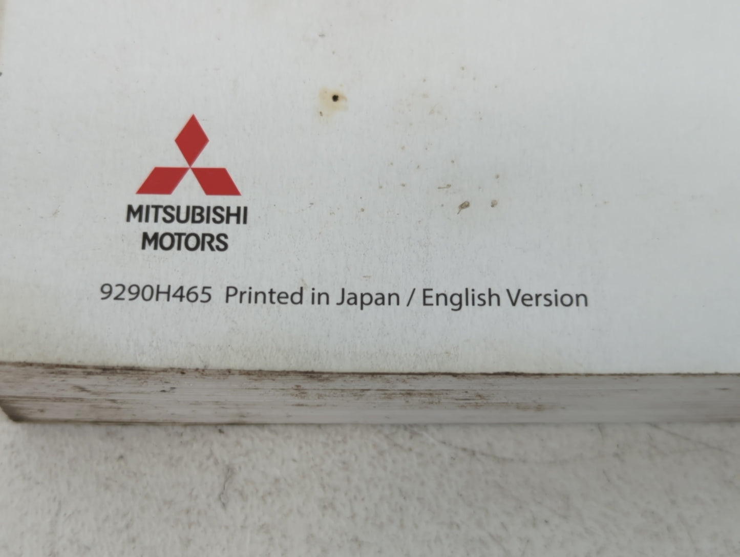 2017 Mitsubishi Outlander Owners Manual Book Guide P/N:9290H465 OEM Used Auto Parts