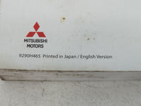 2017 Mitsubishi Outlander Owners Manual Book Guide P/N:9290H465 OEM Used Auto Parts