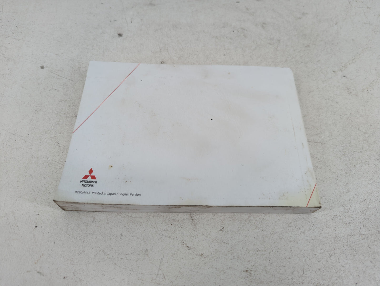 2017 Mitsubishi Outlander Owners Manual Book Guide P/N:9290H465 OEM Used Auto Parts