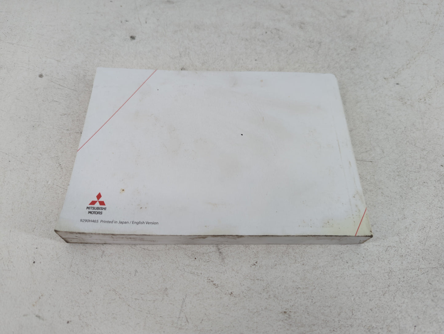 2017 Mitsubishi Outlander Owners Manual Book Guide P/N:9290H465 OEM Used Auto Parts