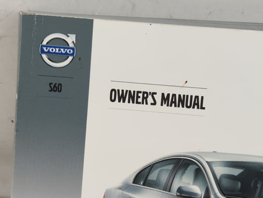 2014 Volvo S60 Owners Manual Book Guide P/N:15924 OEM Used Auto Parts