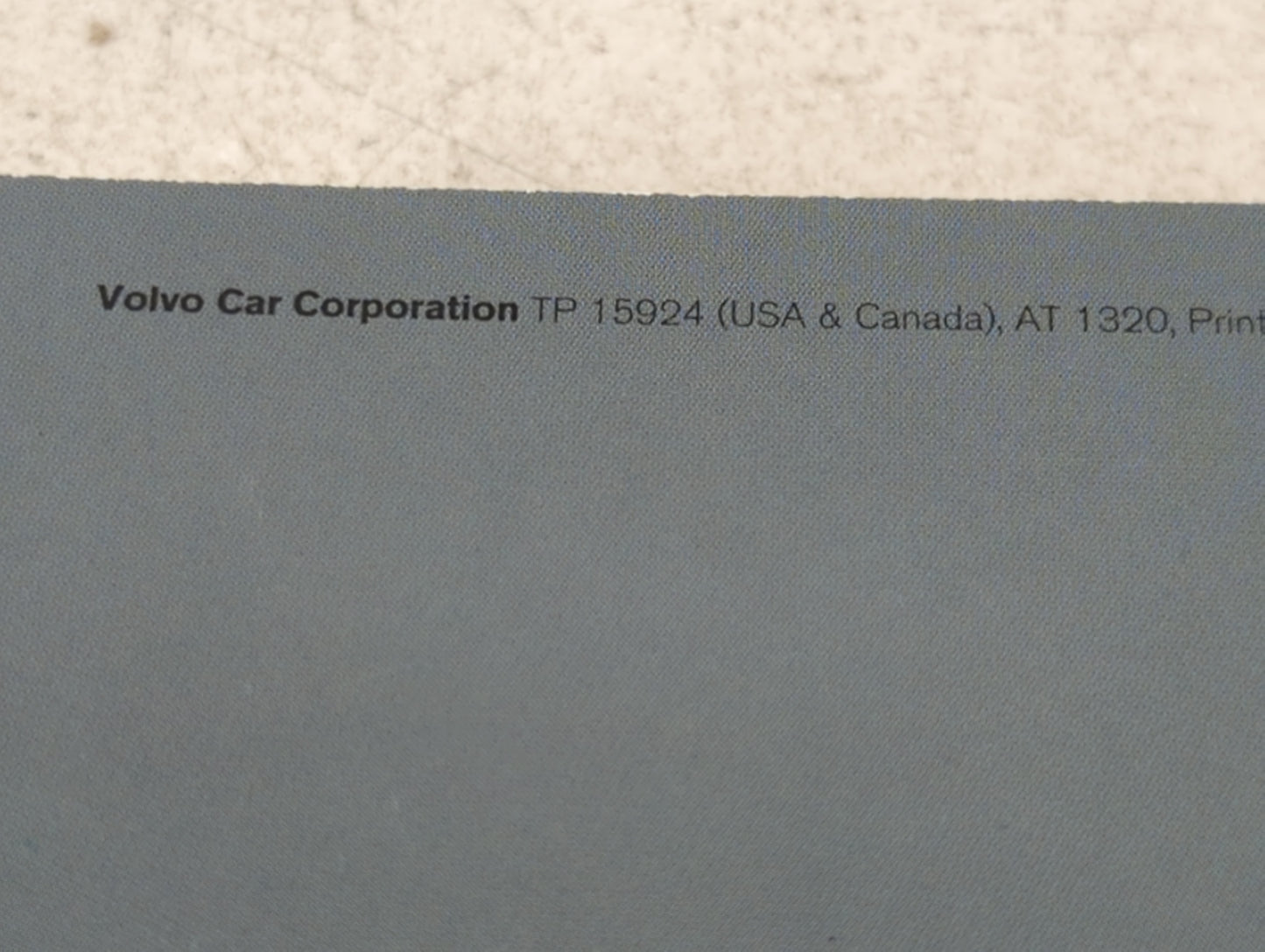 2014 Volvo S60 Owners Manual Book Guide P/N:15924 OEM Used Auto Parts