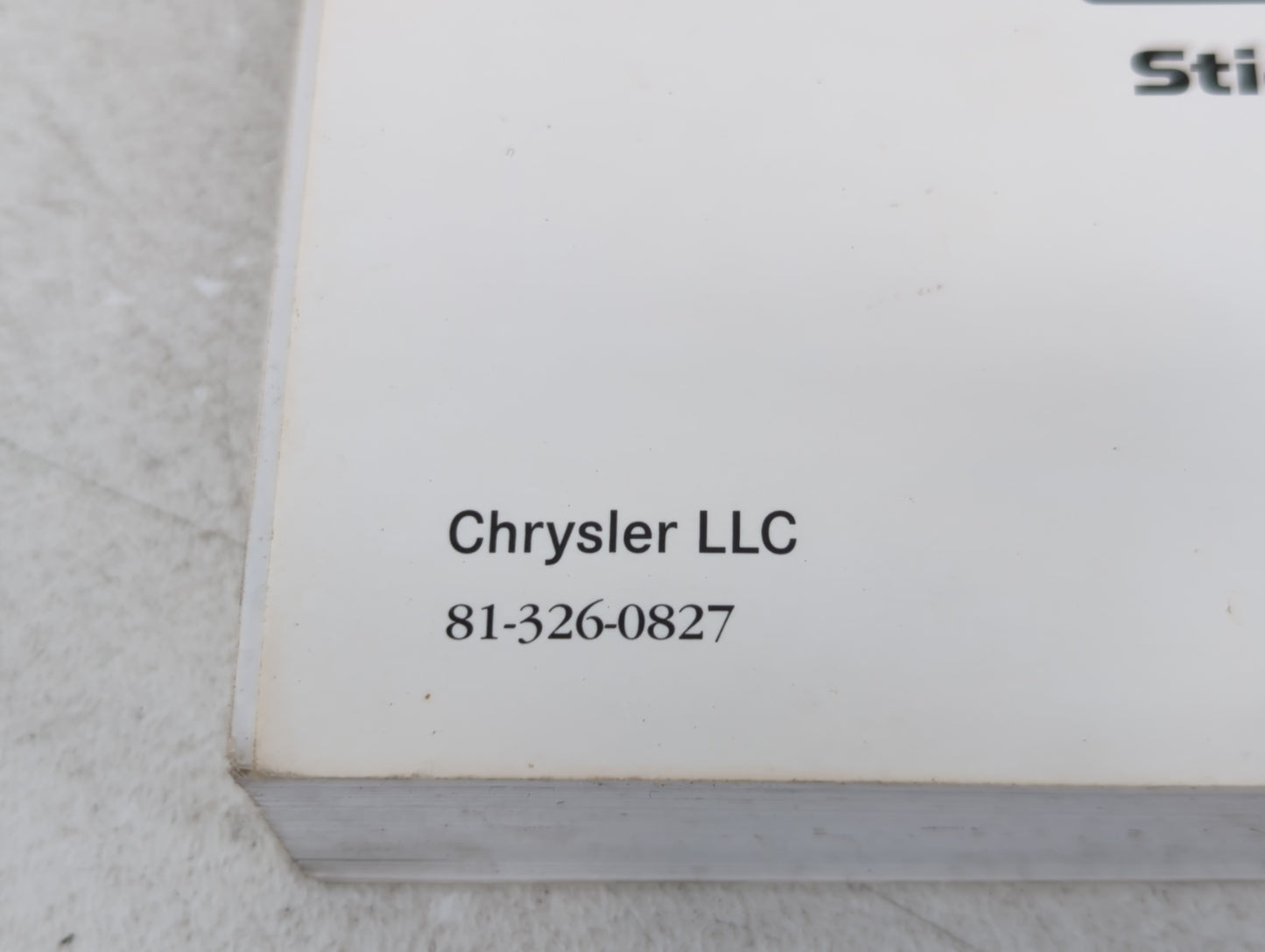 2008 Dodge Ram 1500 Owners Manual Book Guide OEM Used Auto Parts