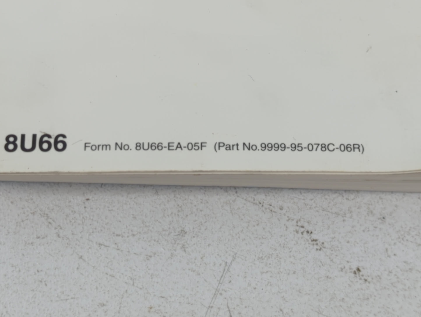 2006 Mazda 6 Owners Manual Book Guide P/N:9999-95-078C-06R OEM Used Auto Parts