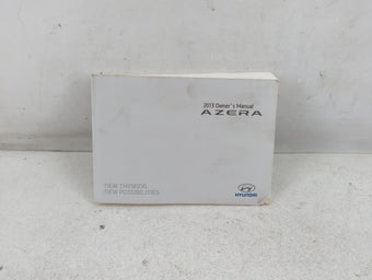 compare product 2013 Hyundai Azera Owners Manual Book Guide P/N:D3V0-EU35E OEM Used Auto Parts