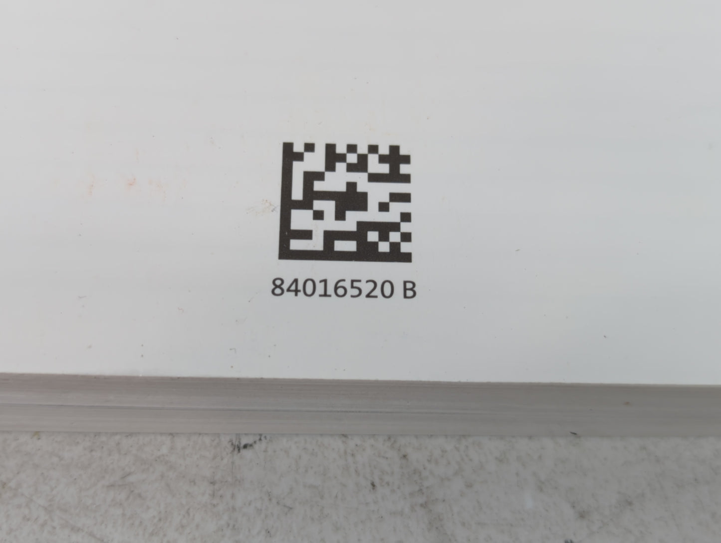 2018 Chevrolet Silverado 1500 Owners Manual Book Guide P/N:84016520 B OEM Used Auto Parts