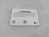 2018 Chevrolet Silverado 1500 Owners Manual Book Guide P/N:84016520 B OEM Used Auto Parts