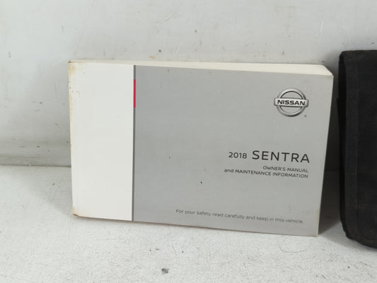 2018 Nissan Sentra Owners Manual Book Guide P/N:OM18EM 0B17U0 OEM Used Auto Parts