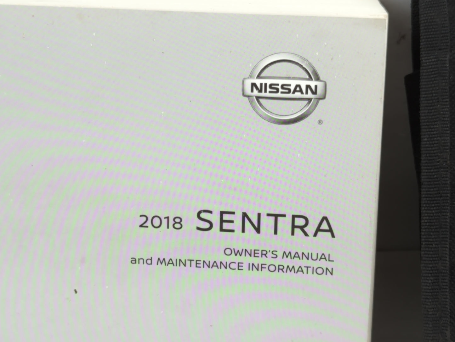 2018 Nissan Sentra Owners Manual Book Guide P/N:OM18EM 0B17U0 OEM Used Auto Parts