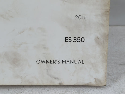 2011 Lexus Es350 Owners Manual Book Guide P/N:01999-33875 OEM Used Auto Parts