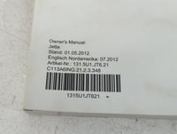 2013 Volkswagen Jetta Owners Manual Book Guide P/N:1315U1JT621 OEM Used Auto Parts