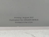 2022 Nissan Sentra Owners Manual Book Guide P/N:OM22EM 0B18U0 OEM Used Auto Parts