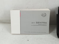 2017 Nissan Sentra Owners Manual Book Guide P/N:OM17EM 0B17U0 OEM Used Auto Parts