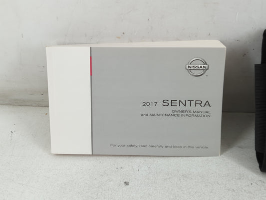 2017 Nissan Sentra Owners Manual Book Guide P/N:OM17EM 0B17U0 OEM Used Auto Parts