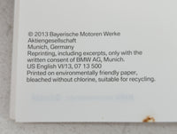 2013 Bmw X3 Owners Manual Book Guide OEM Used Auto Parts