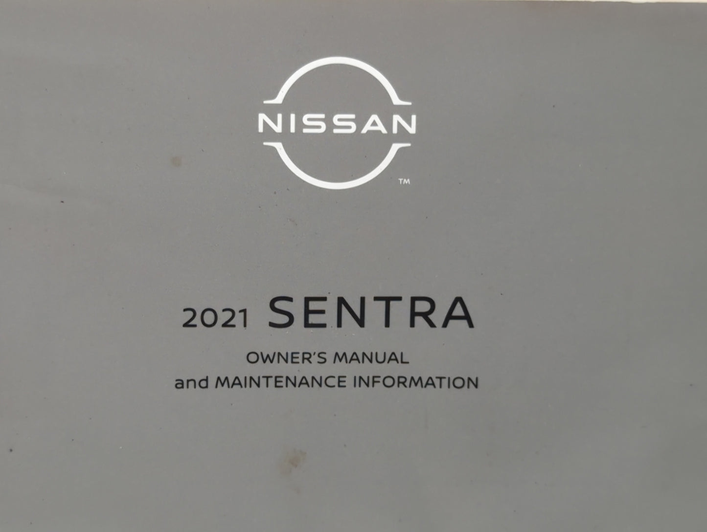 2021 Nissan Sentra Owners Manual Book Guide P/N:OM21EM 0B18U1 OEM Used Auto Parts - Oemusedautoparts1.com
