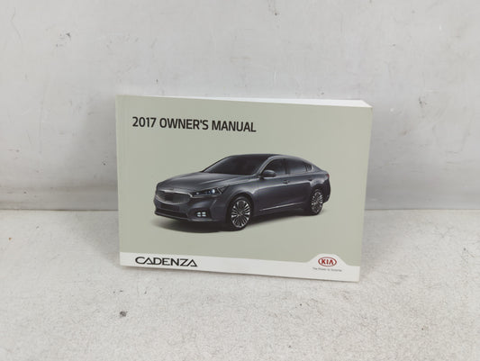 2017 Kia Cadenza Owners Manual Book Guide P/N:HF6O-EU72G OEM Used Auto Parts