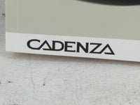 2017 Kia Cadenza Owners Manual Book Guide P/N:HF6O-EU72G OEM Used Auto Parts