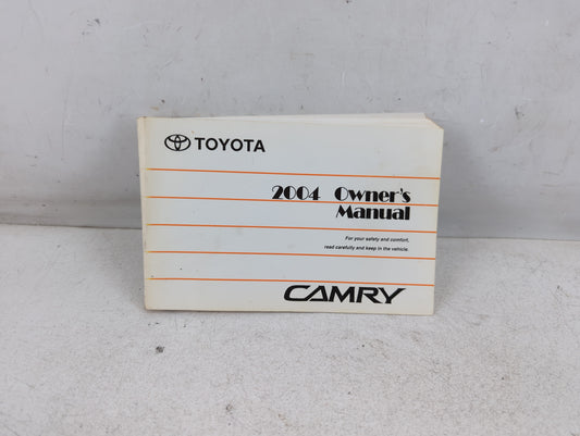 2004 Toyota Camry Owners Manual Book Guide P/N:01999-33616 OEM Used Auto Parts