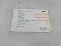 2004 Toyota Camry Owners Manual Book Guide P/N:01999-33616 OEM Used Auto Parts