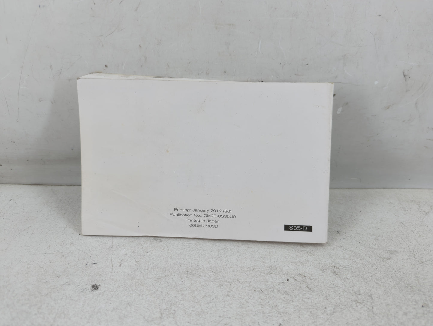 2012 Nissan Rogue Owners Manual Book Guide P/N:OM2E-0S35U0 OEM Used Auto Parts