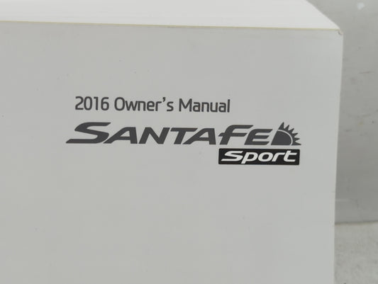 2016 Hyundai Santa Fe Owners Manual Book Guide P/N:G2W0-EU55A OEM Used Auto Parts