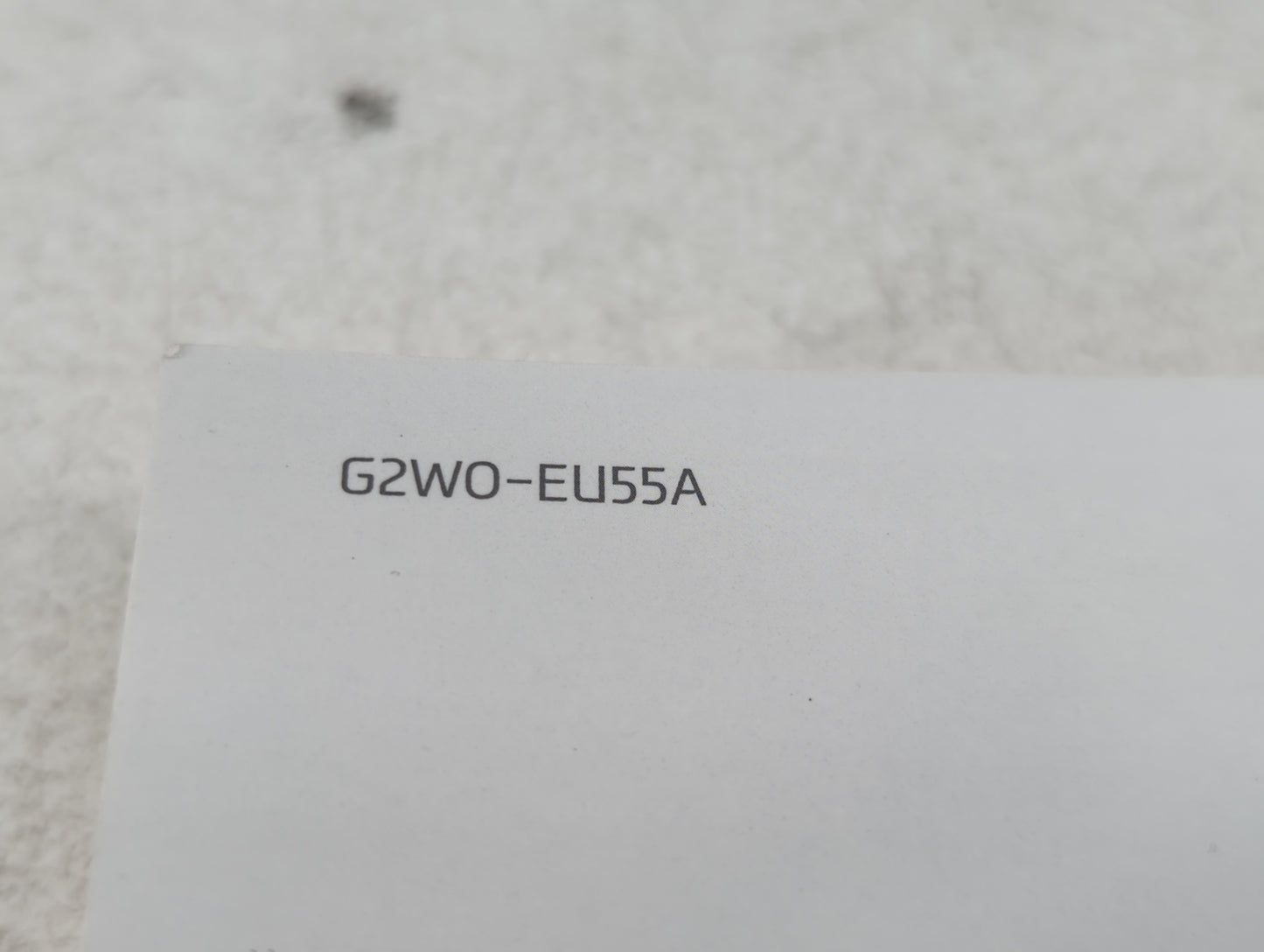 2016 Hyundai Santa Fe Owners Manual Book Guide P/N:G2W0-EU55A OEM Used Auto Parts