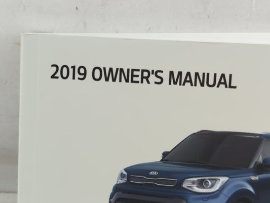 2019 Kia Soul Owners Manual Book Guide P/N:KB2O-EU8OC OEM Used Auto Parts