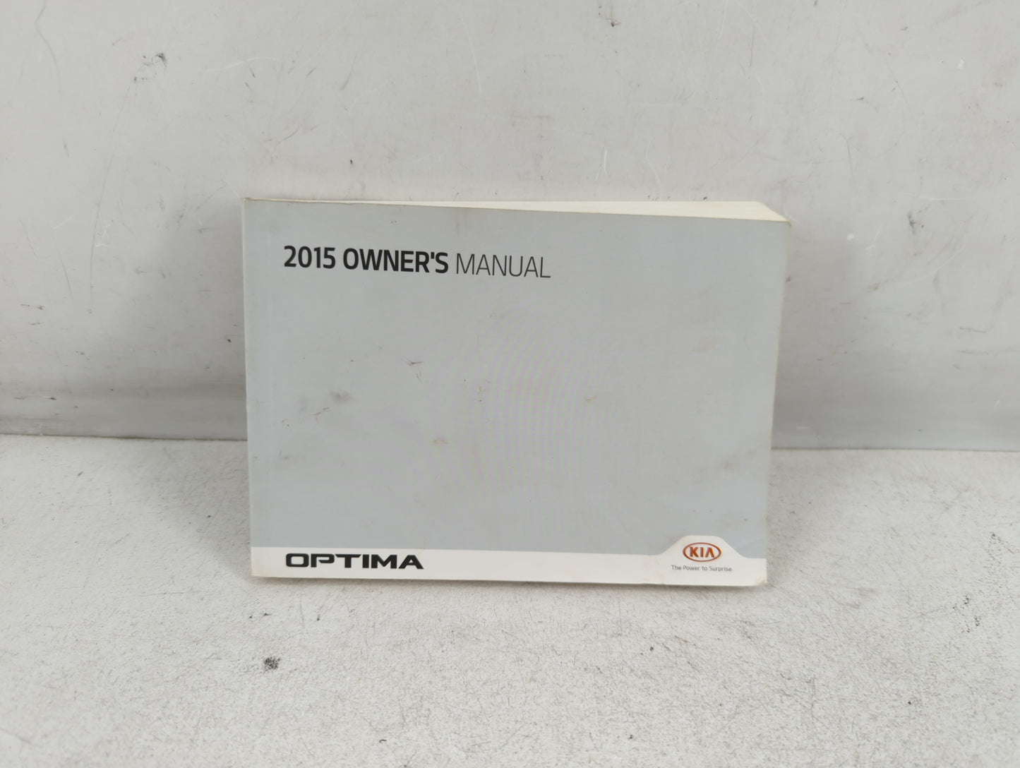 2015 Kia Optima Owners Manual Book Guide P/N:F4CO-EU4NF OEM Used Auto Parts