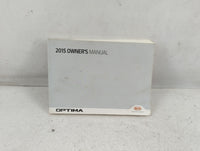 2015 Kia Optima Owners Manual Book Guide P/N:F4CO-EU4NF OEM Used Auto Parts