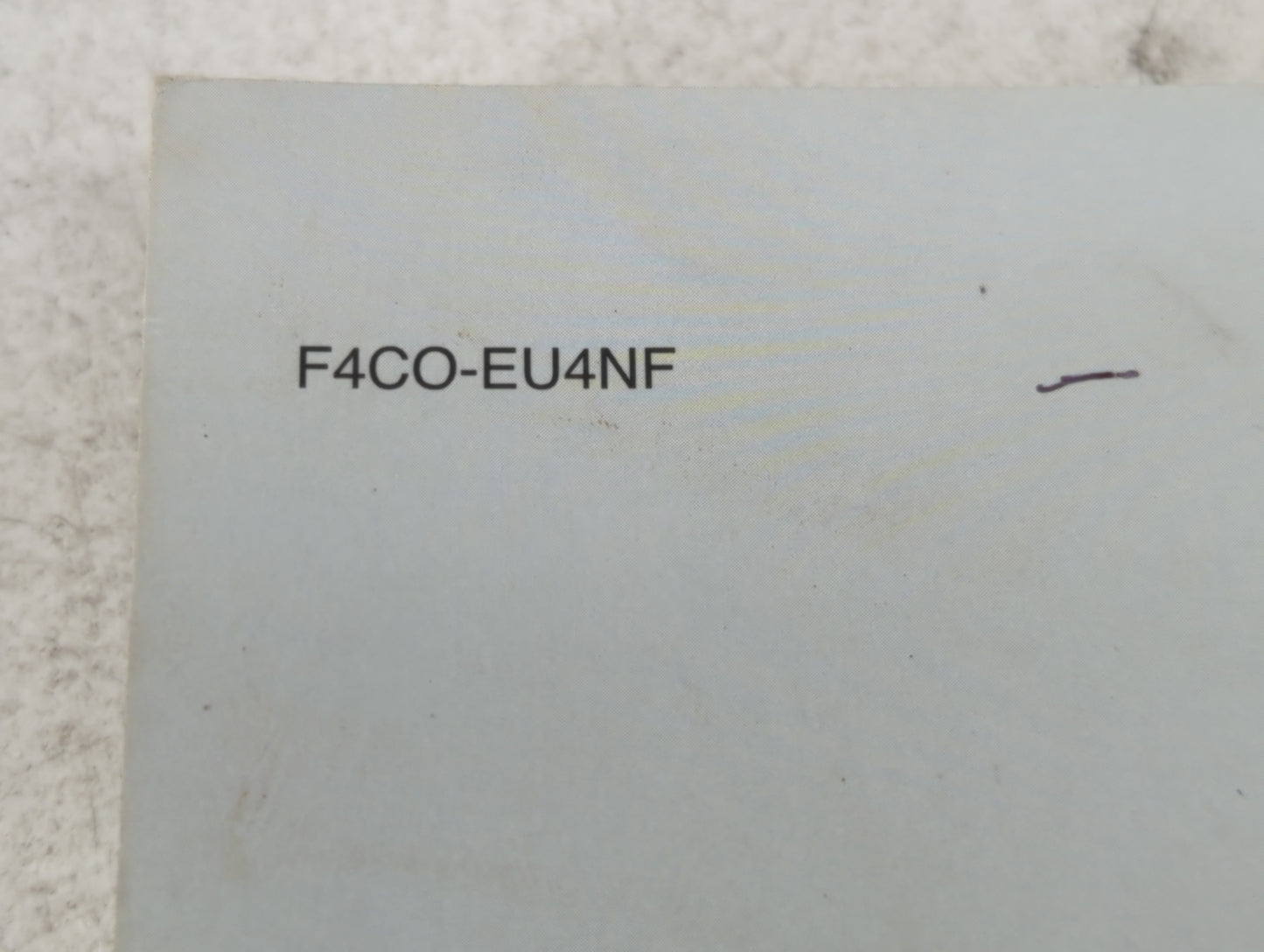 2015 Kia Optima Owners Manual Book Guide P/N:F4CO-EU4NF OEM Used Auto Parts