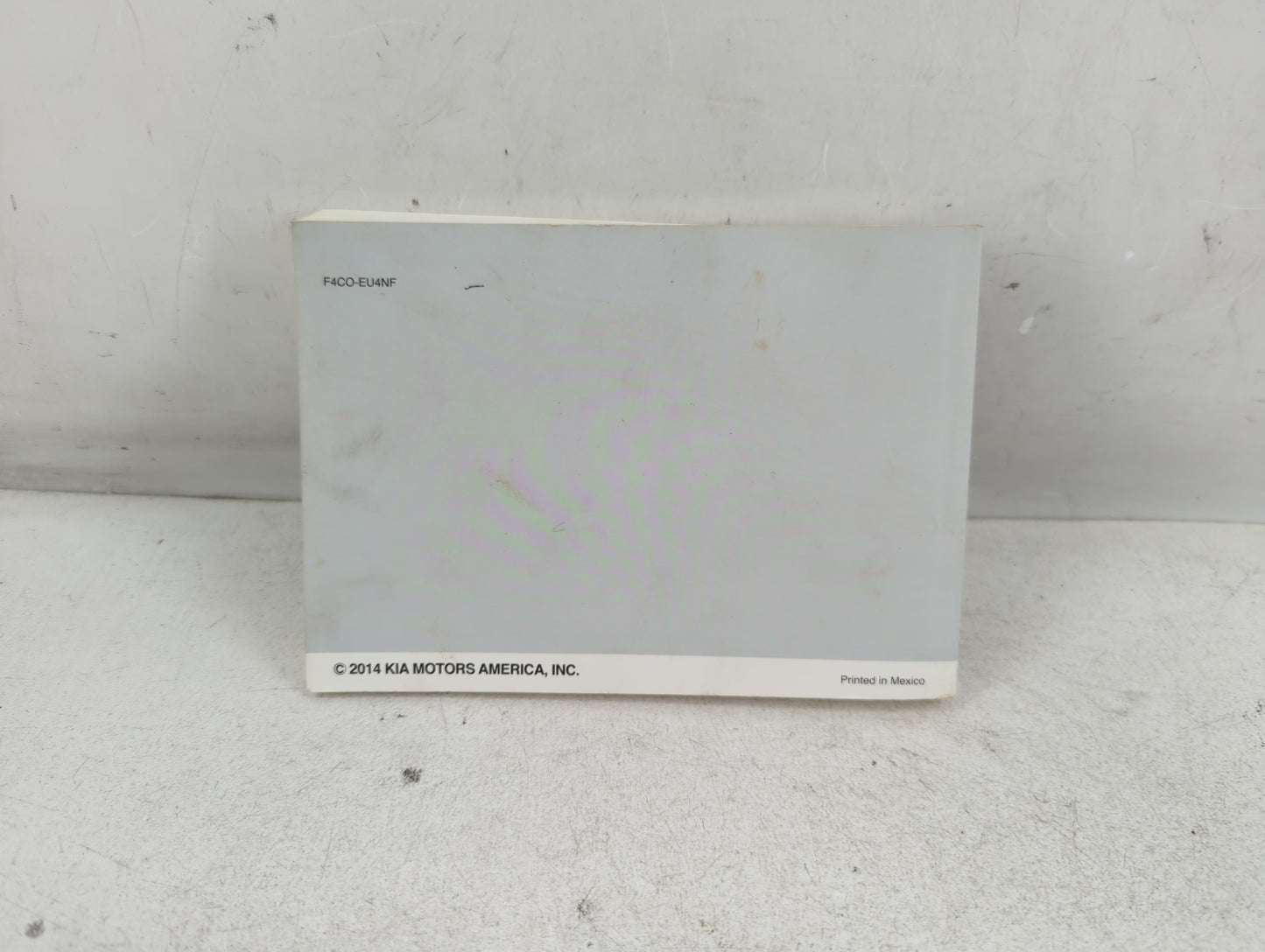 2015 Kia Optima Owners Manual Book Guide P/N:F4CO-EU4NF OEM Used Auto Parts