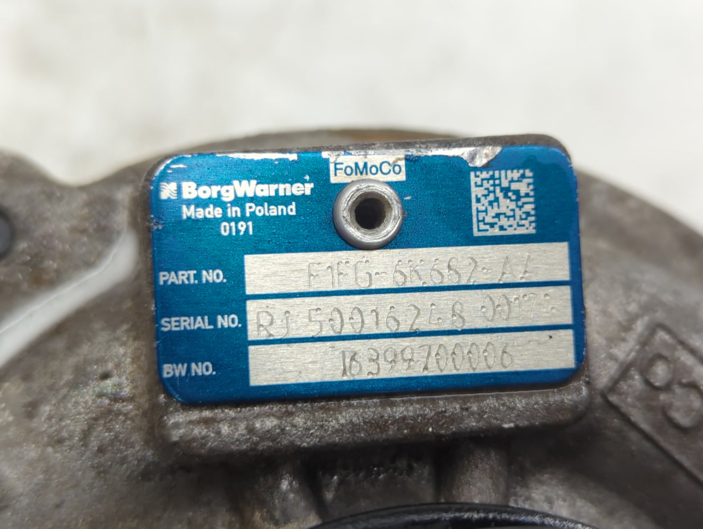 2014 Ford Fusion Turbocharger Turbo Charger Super Charger Supercharger - Oemusedautoparts1.com