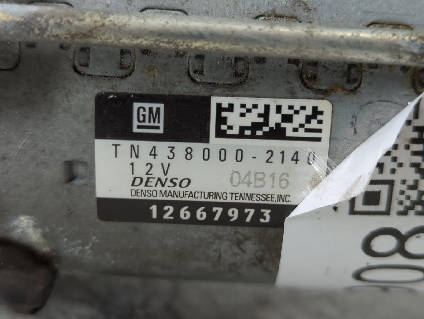 2018-2022 Chevrolet Traverse Car Starter Motor Solenoid OEM P/N:12667973 TN438000-2140 Fits OEM Used Auto Parts - Oemusedautoparts1.com