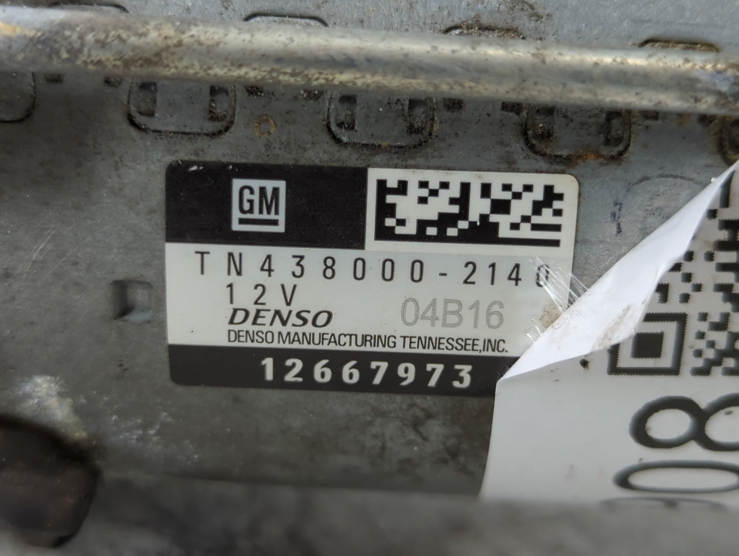 2018-2022 Chevrolet Traverse Car Starter Motor Solenoid OEM P/N:12667973 TN438000-2140 Fits OEM Used Auto Parts - Oemusedautoparts1.com
